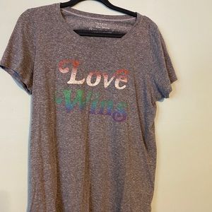 Pride love wins tee